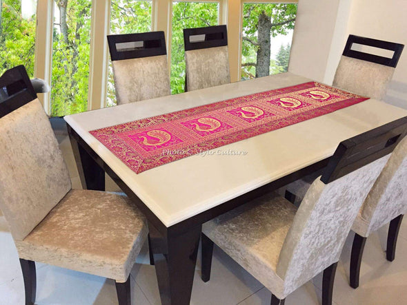 Benarasi Jacquard/Silk Brocade Table Runner